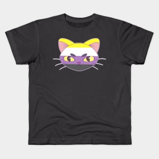 Non-Binary Cat Kids T-Shirt
